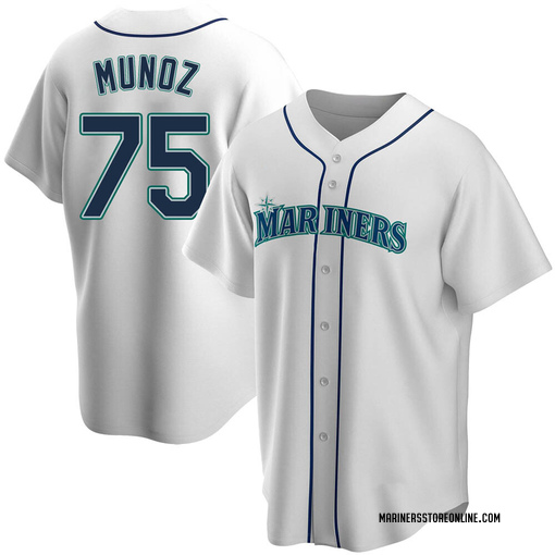 Anybody know why Andres Munoz isn't listed as a selectable player on mlbshop.com?  Is he changing his number, is that why? : r/Mariners