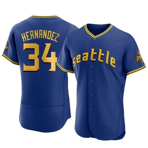 New Majestic Seattle Mariners Felix Hernandez Baseball Jersey Replica –  PremierSports