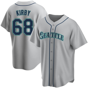 Men's George Kirby Seattle Mariners Aqua/Blue Baseball Legend Tank Top