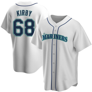 Men's George Kirby Seattle Mariners Aqua/Blue Baseball Legend Tank Top