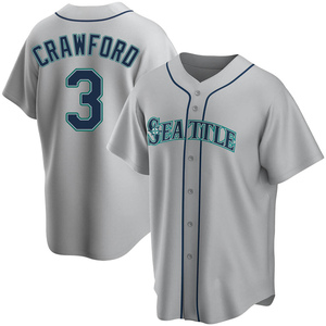 Women's J.P. Crawford Seattle Mariners Roster Name & Number T-Shirt - Navy