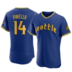 Women's Lou Piniella Seattle Mariners Royal 2023 City Connect Name & Number  T-Shirt