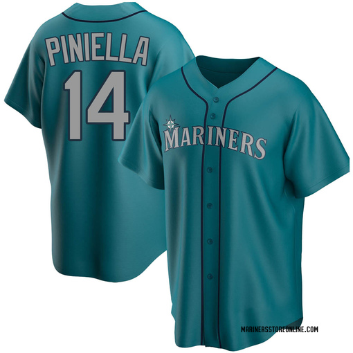 Big & Tall Men's Lou Piniella Seattle Mariners Replica Cream