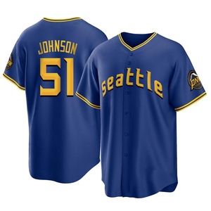 Youth Randy Johnson Seattle Mariners Backer T-Shirt - Navy