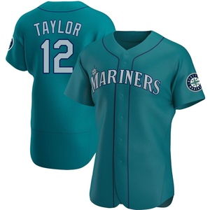 Men's Seattle Mariners Samad Taylor Authentic Aqua Alternate Jersey