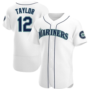 Men's Seattle Mariners Samad Taylor Authentic White Home Jersey