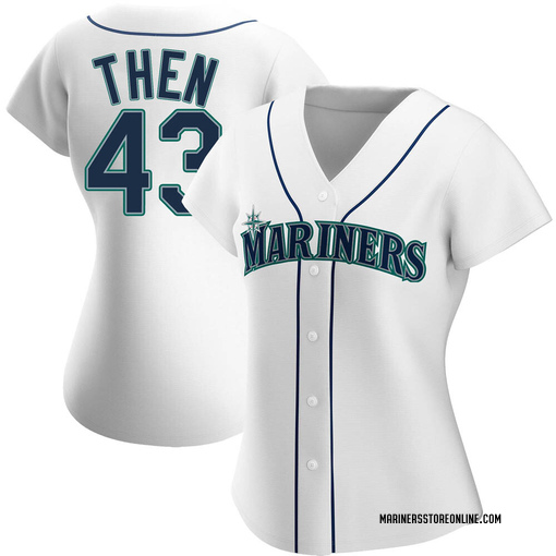 Men's Chris Flexen Seattle Mariners Authentic White Home Jersey