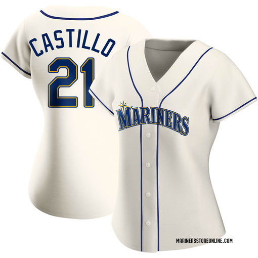 Luis Castillo Seattle Mariners Alternate Cream Baseball Player Jersey —  Ecustomily