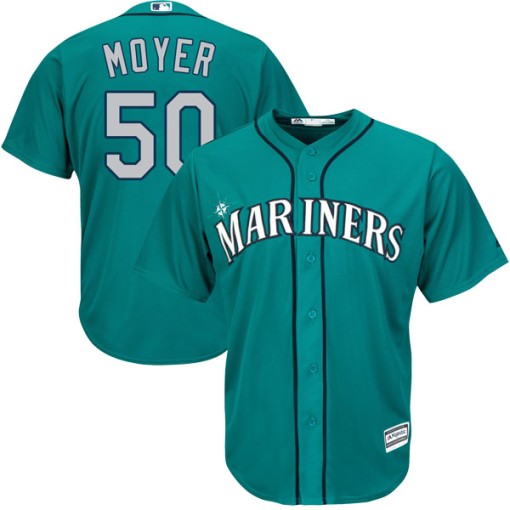 Team Issue JAMIE MOYER Seattle Mariners Jersey Majestic Authentic Pro Cut  Game